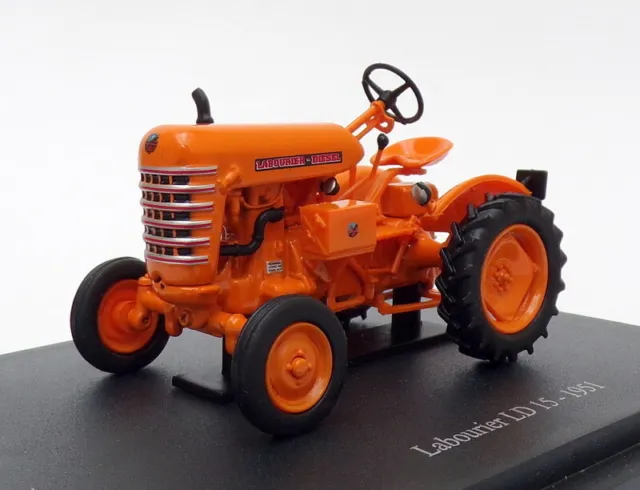 Hachette 1/43 Scale Model Tractor HT130 - 1951 Labourier LD 15 - Orange