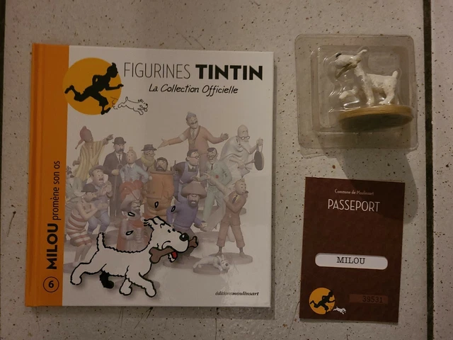 Tintin - Figurine Moulinsart 46902 - Milou et son os