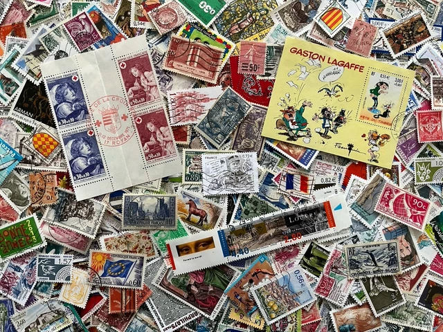 Oblitérés - FRANCE SERIE COMPLETE DE 12 TIMBRES AUTOADHESIFS OBLITERES Oblitérés - FRANCE SERIE COMPLETE DE 12 TIMBRES AUTOADHESIFS OBLITERES