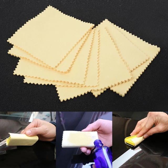 20PCS Microfiber Cleaning Cloth Nano Car Glass Coating Lint-free Waxing Towel