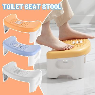 Squat Potty Foldable Bathroom Toilet Stool Toilets Footstools Anti-Slip Mat.