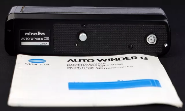 Minolta Auto Winder G for Minolta XG Series 35mm Film Cameras - Near Mint!
