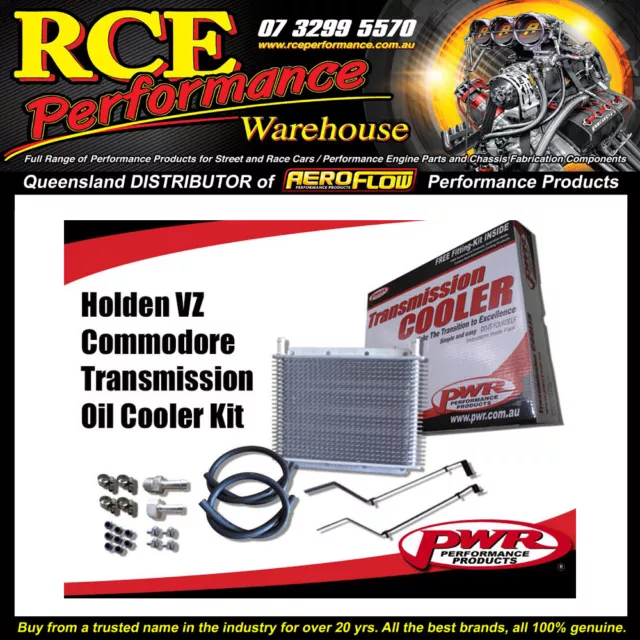 PWO6690 PWR Transmission Cooler Kit Holden VZ Commodore V6/V8 280x255x19mm