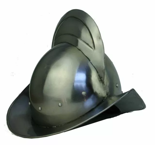 Morion Landsknecht Helm Conquistador Ritter Mittelalter Larp Rüstung sca R237