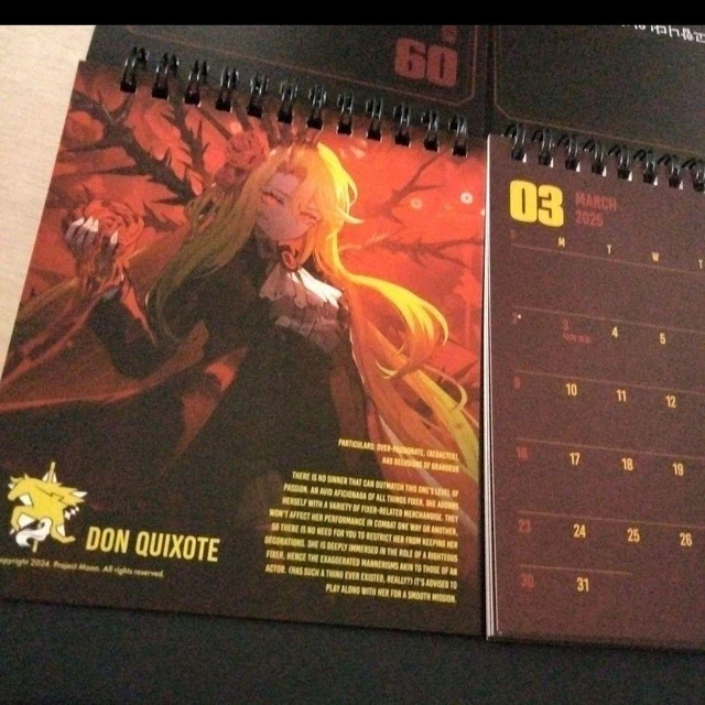 LIMBUS COMPANY 2025 Calendar [Unused] £141.23 PicClick UK