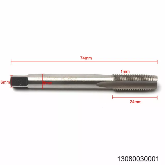 M10 x 1.0mm HSS Machine Metric Taper Plug Tap Hand Thread Drill Bits Tools in UK