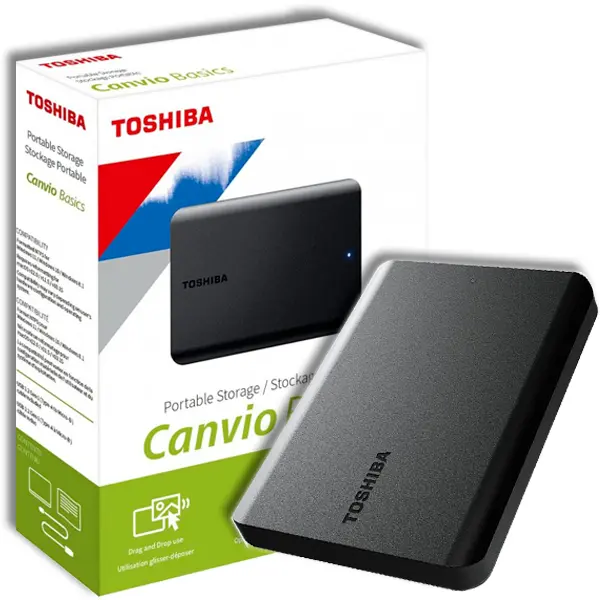 Toshiba Canvio Basics 4Tb 2023 Nuovo Modello Hard Disk Esterno Usb 3.2 2,5"