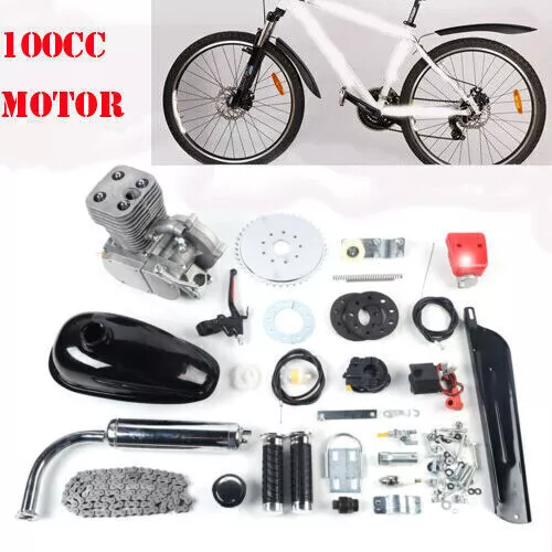 Kit Motore Bicicletta 2 tempi Moto Motorizzata Gas Moto Moto Set Completo 100cc