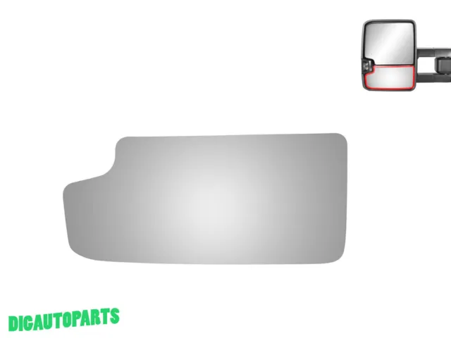 New Towing Mirror Glass Replace For 1990-2000 Chevy Blazer Driver LH Side Convex