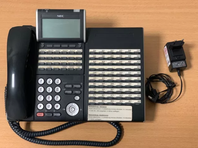 Büro Telefon mit NEC DCL-60-1 (BK) Konsole Lo (60lk) Z-(bk) 60-Tasten Ad-on