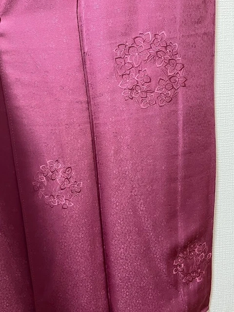 Vintage Japanese kimono - Tomesode Kimono for summer use Flower Embroidery 3