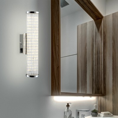 Rétro Salle De Bains Miroir Lumière Salon Lampe De Chevet Applique Image Lumière 2/3 Tête William 337 Miroir Front Light LED Classe énergétique A + Couleur : Lumière blanche-56cm/3 head 