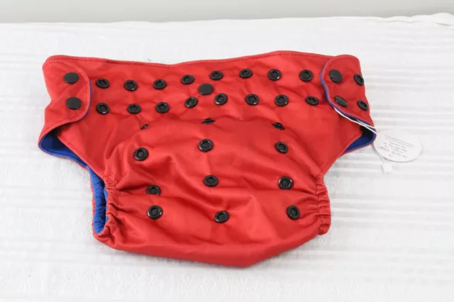 Baby Boys Ramen Diaper Cover One Size COSMIC CLOTH & CO Color Red / Multi NWT