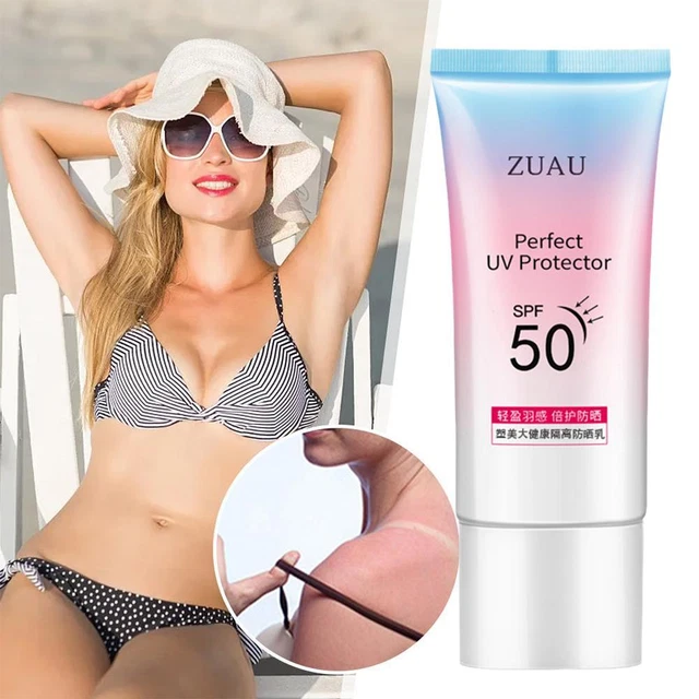 Protezione solare per riparazione viso crema schiarente impermeabile resistente al sudore W6V7