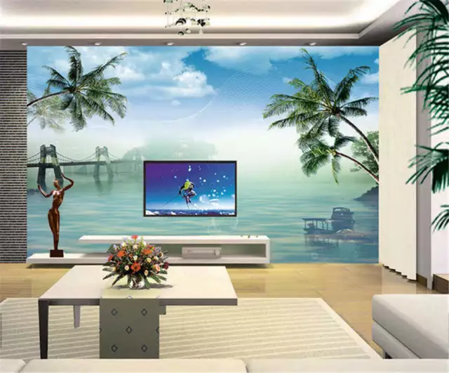 Excessive Moist Sea 3D Full Wall Mural Photo Wallpaper Printing Home Kids Decor