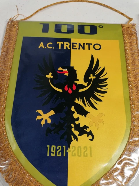 Fanion AC Trento 9x11cm – Club Italien – Pennarello Banderin Football
