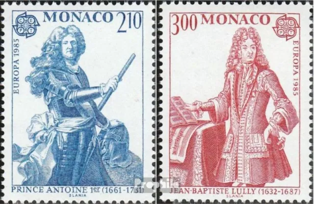 Monaco 1681-1682 (completa Edizione) postfrisch 1985 Jahr der Musik