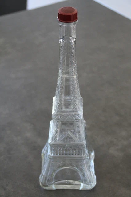 Flacon En Verre 75cl Coupe Du Monde - Tour Eiffel Avec Ballon De Foot
