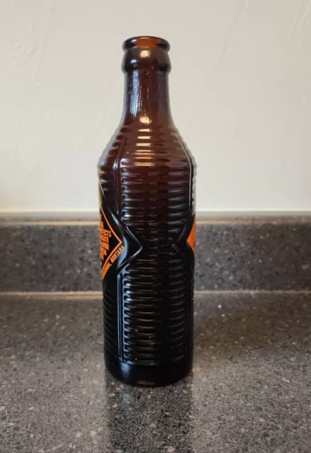 1940s Orange Crush Soda Pop Bottle 7oz Anaconda Montana Brewing Co Beehive Brown 2