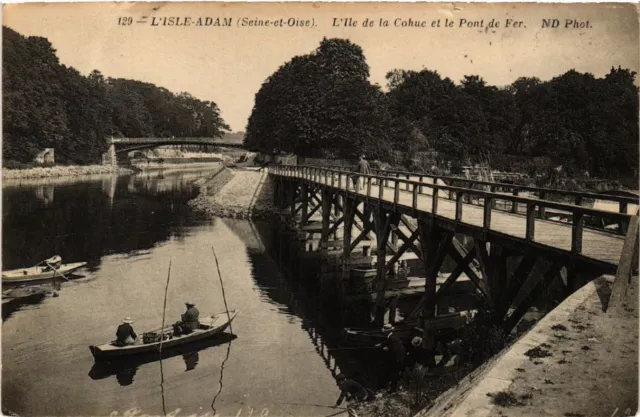 CPA L'ISLE-ADAM - L'Ile de la Cohuc et le Pont de Fer(519634)