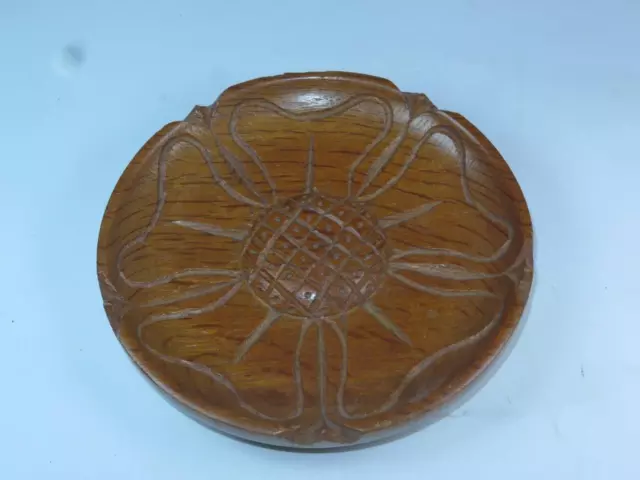 Vintage Hand Carved Wall Hanging Tudor Rose WINDSOR OAK