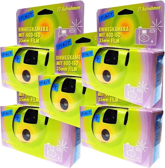 Einwegkamera 35 Mm Mit Blitz - 27 Bilder ISO 400, 2er Pack