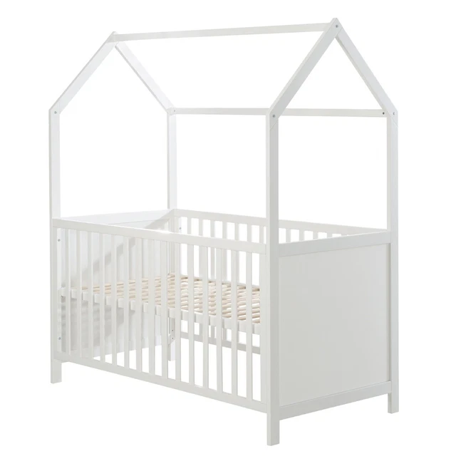 Roba Kids Hausbett Kinderbett Spielbett Babybett 70x140 cm Weiß TOP