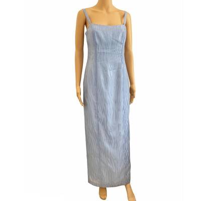 Alessandro Abito Cerimonia donna Mario Alessandro Azzurro Taglia 44 con spacco Listino 230€ 