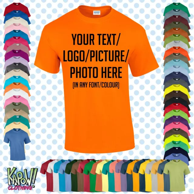 PERSONALISED T SHIRT Custom Design Your Text Printed Unisex Mens Stag Party  Top £9.99 - PicClick UK