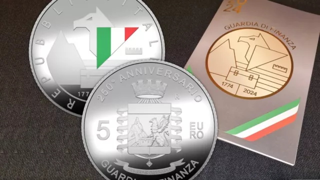 IPZS ITALIA 5 Euro 2024 250° Anniversario Guardia di Finanza SUBITO DISPONIBILE