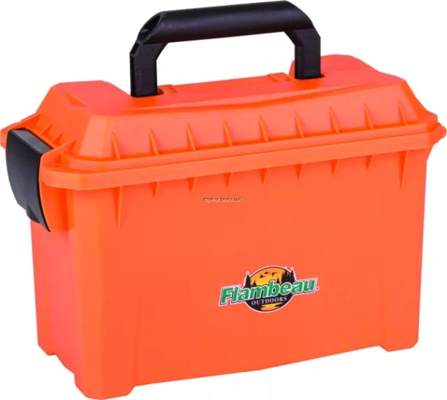 FLAMBEAU 11 POUCES Compact Tactical Ammo Can/Marine Dry Box Orange