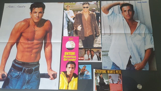 Peter Andre Posters,pull out ,cuttings & Door Hanger From Big Magazine & Tv Hits