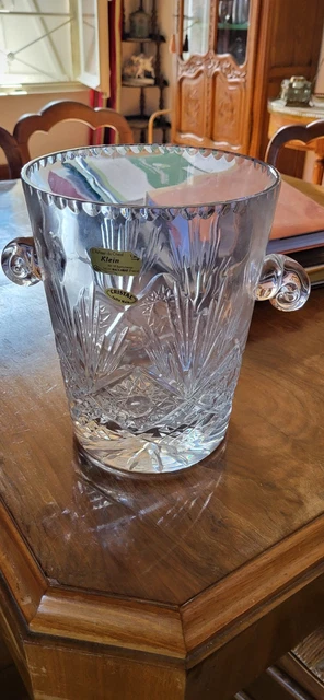 Seau a champagne / rafraîchissoir en verre de Murano vintage 60'S