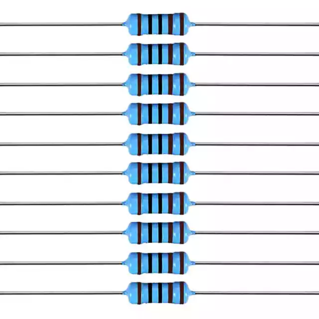 1K Ohm 0.25W 1% Metal Film Resistor - Pack of 100