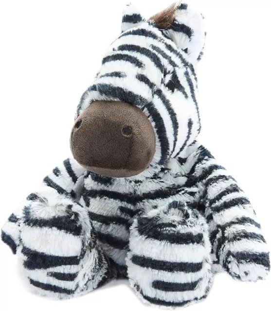 Warmies 13 Fully Heatable Cuddly Toy scented with French Lavender - Zebra, Bla