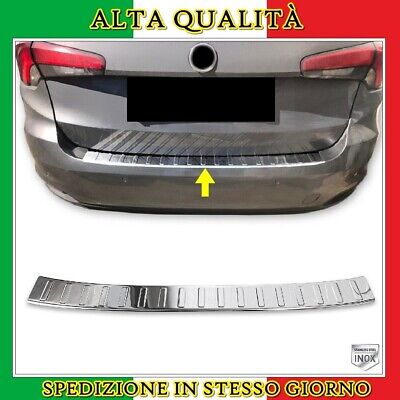 Avanti Protezione Paraurti Posteriore Cromata ACCIAIO per FIAT TIPO SEDAN 2015 avanti 