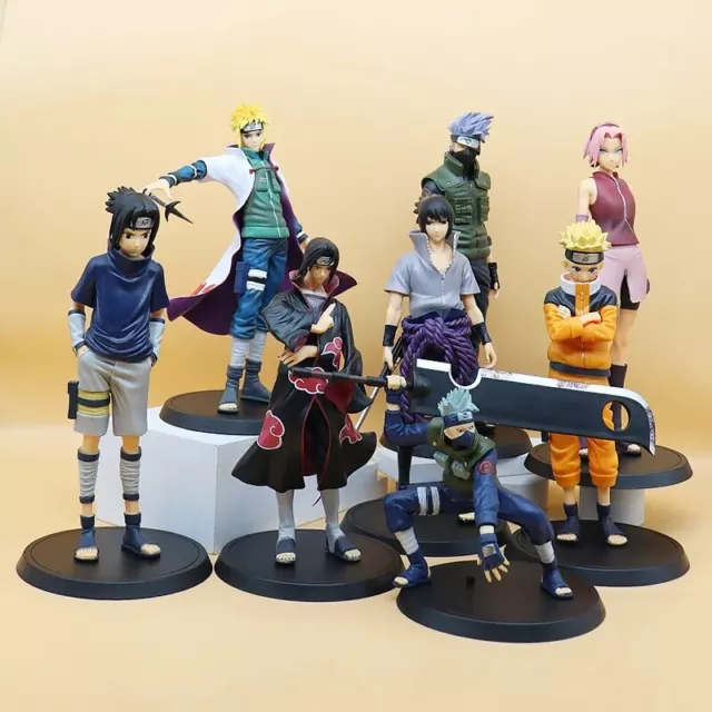 TOP PRIX ! Figurines NARUTO Itachi Sakura Minato Kakashi Collection cadeau manga 2