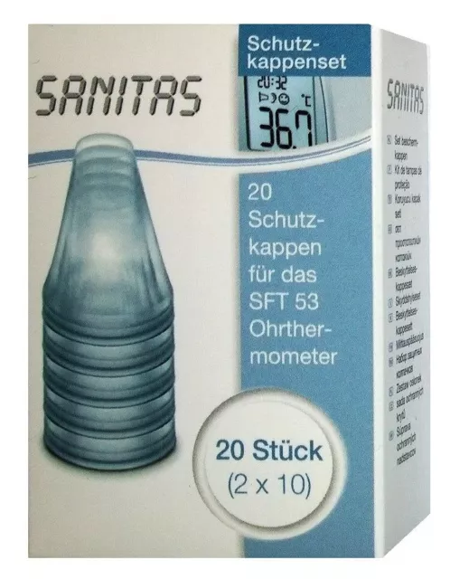 Sanitas Schutzkappen Set für das SFT 53 Ohrthermometer 20er Pack