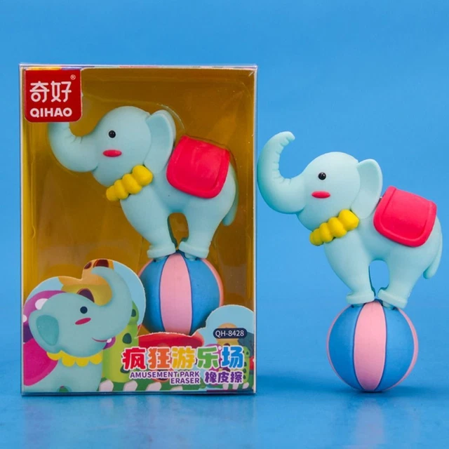 Good-looking Circus Clown Assembled Eraser Creative Cartoon Eraser   Student