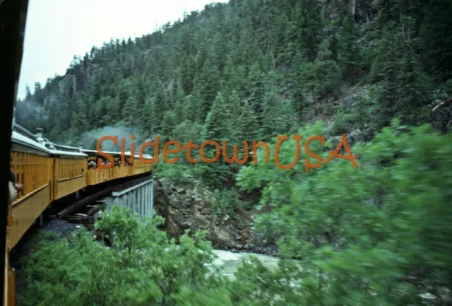 Vtg 1975 Orig Photo Train Slide Denver & Rio Grande Western D&RGW RR X1O075