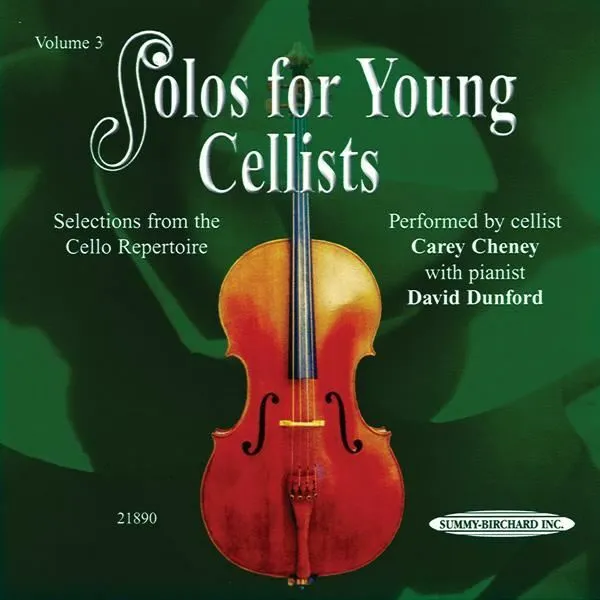 Suzuki Solos Young Cellists 3 (acc CD) Cello, Piano Music  Cheney, Carey
