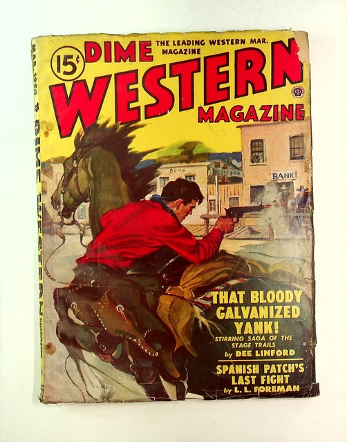 Dime Western Magazine Pulp Mar 1950 Vol. 57 #3 GD/VG 3.0