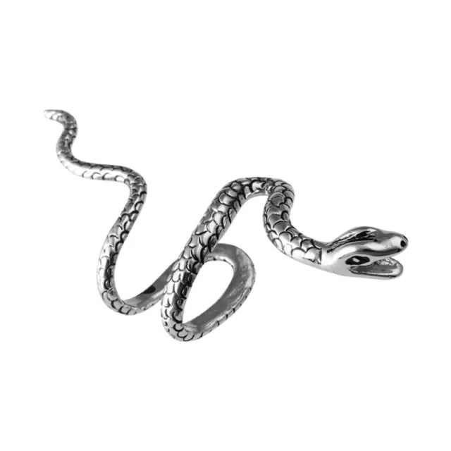 Silver Snake Earring Cuff Wrap Ear Clip No Piercing Women Men Earrings