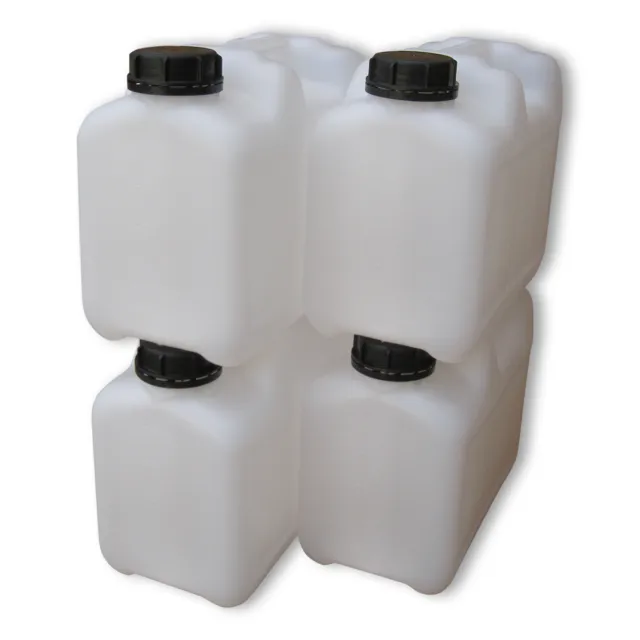 4 x 5 L natur CK-Kanister Kiste Behälter Trinkwasserkanister Wasserkanister