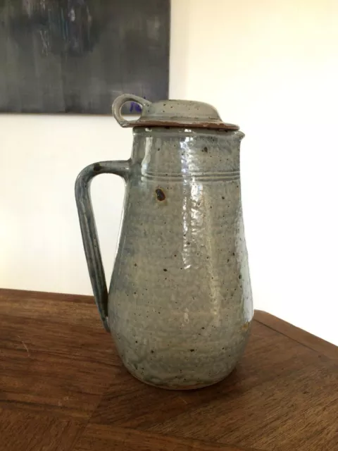 Joli Pichet Couvert En Grès Pyrite Poterie Migeon La Borne