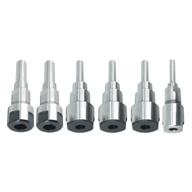 Adaptateur Tige D'Extension Routeur 6mm - Outil Essentiel En Acier Pour Usinage Et Fabrication