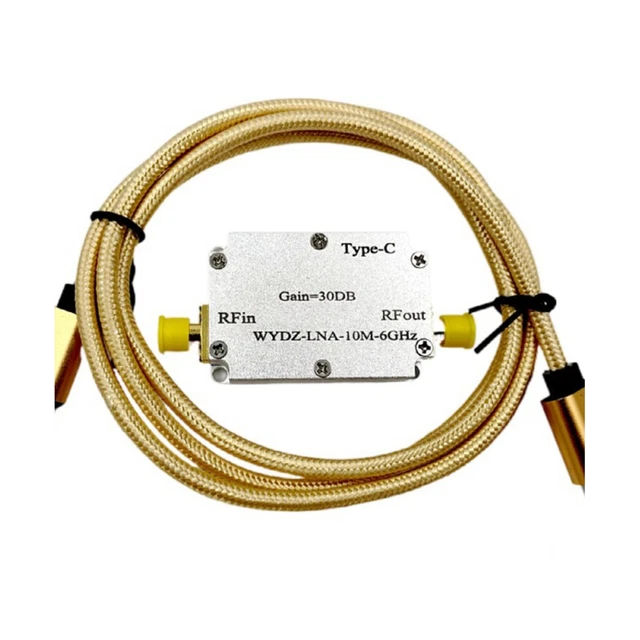 Amplificatore LNA A Bassissimo Rumore 0.05-4 GHz - 18dB Gain, NF 0.6dB, -110dBm - Modulo Ingresso