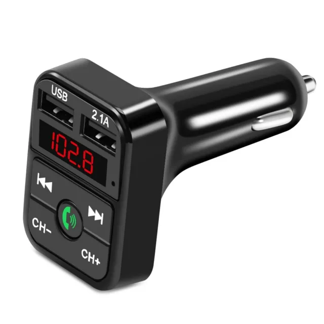 Bluetooth Car FM Transmitter Hands free MP3 Player Radio Adapter Kit USB Charger