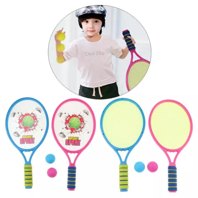 Jeu de  de Tennis Badminton Set,  Jeux Extérieur Jouet Plage pour 3 4 Ans