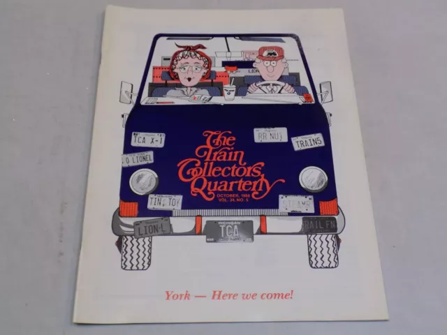 The Train Collection Quarterly Magazine Oct 1988 Tootsie Toy Erector Set Lionel
